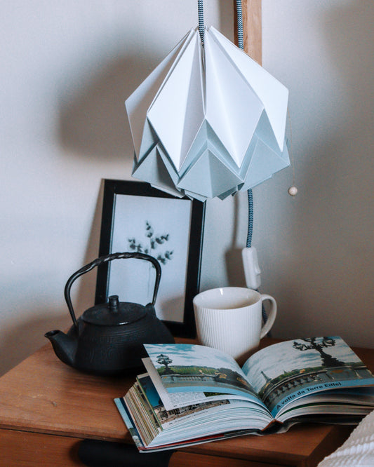 Origami Pendant Light Bicolor in Paper - Size S