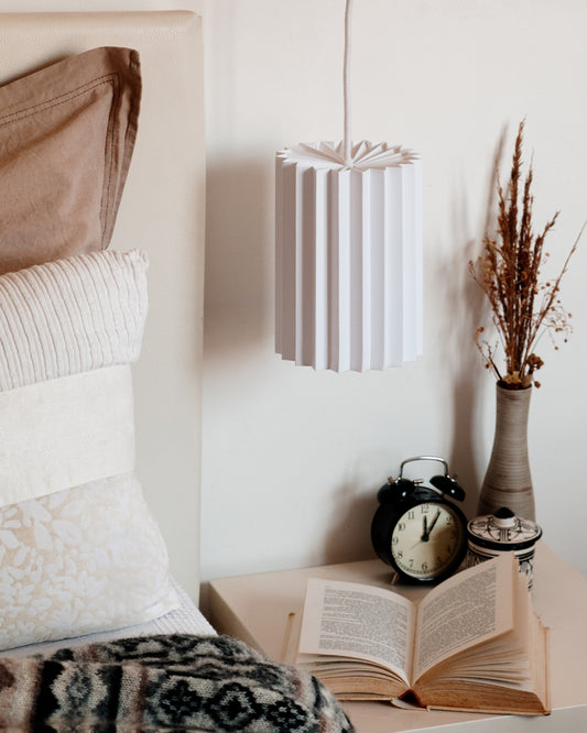 Suspension moderne en papier