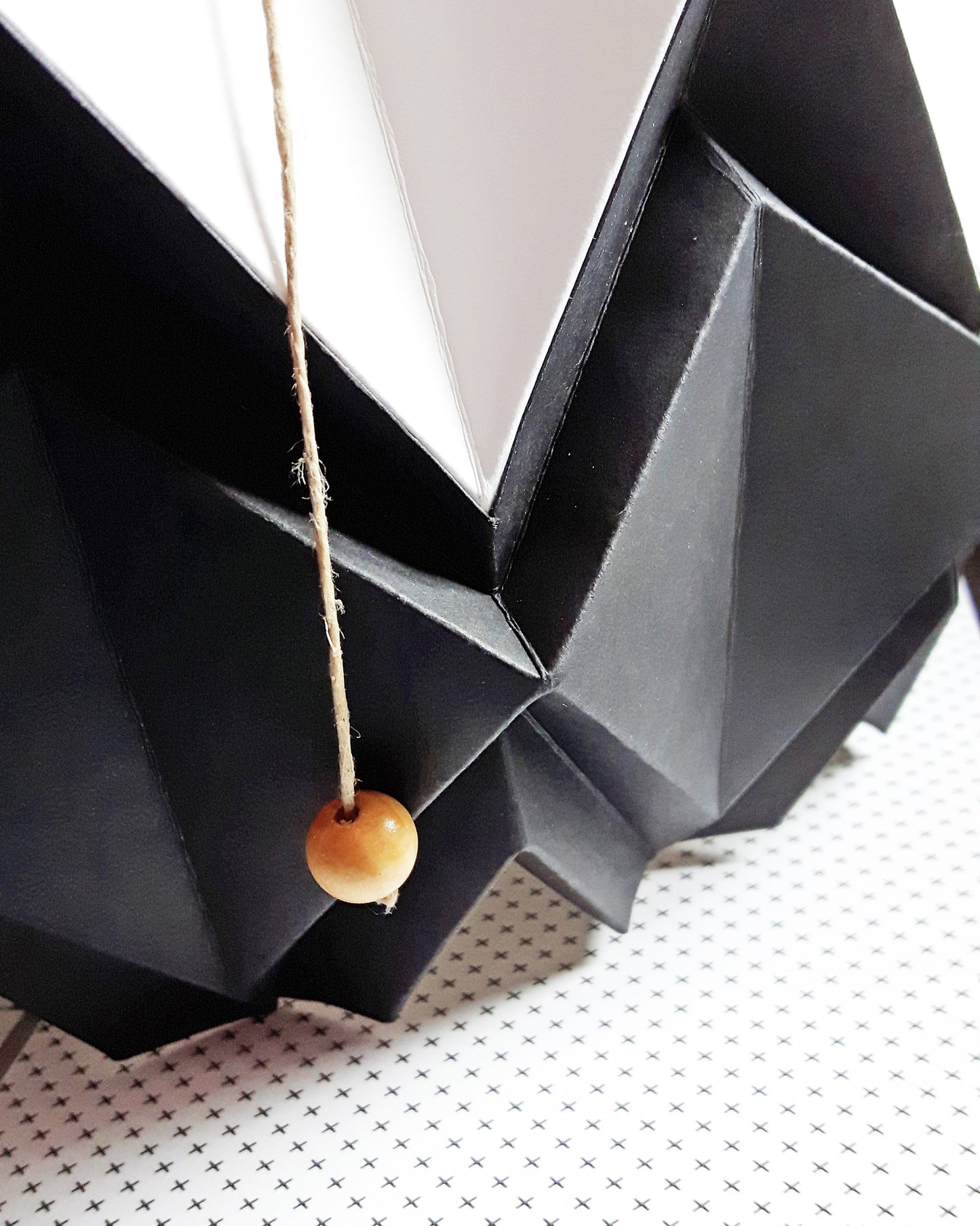 Suspension Origami Bicolore en Papier - Taille L