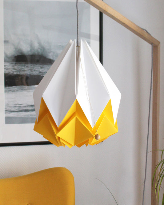 Suspension Origami Bicolore en Papier - Taille L
