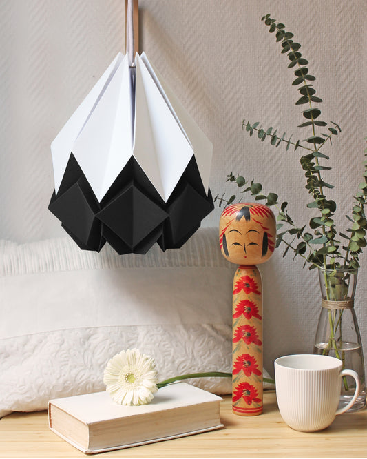 Suspension Origami Bicolore en Papier - Taille M