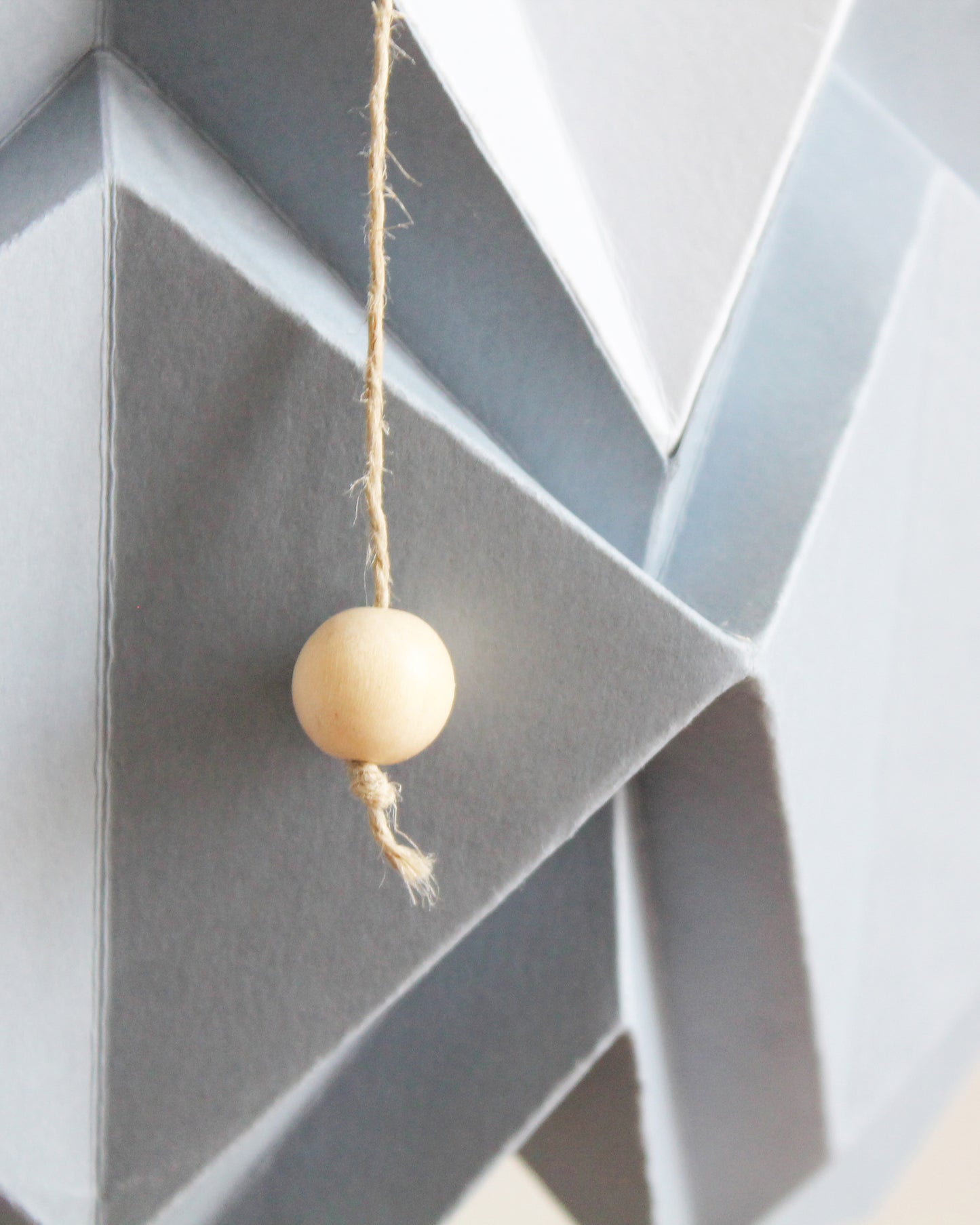 Suspension Origami Bicolore en Papier - Taille M