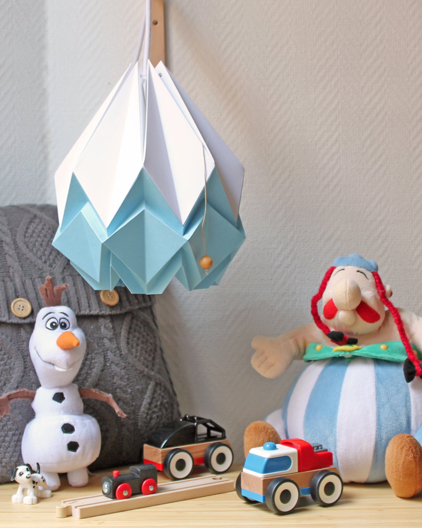 Suspension Origami Bicolore en Papier - Taille M