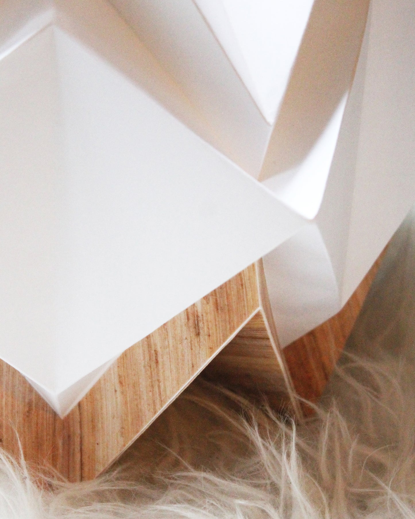 Lampe de Table Origami en EcoWood et Papier