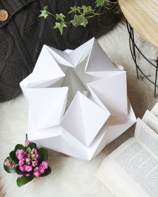 Lampe de table Origami en Papier - taille M