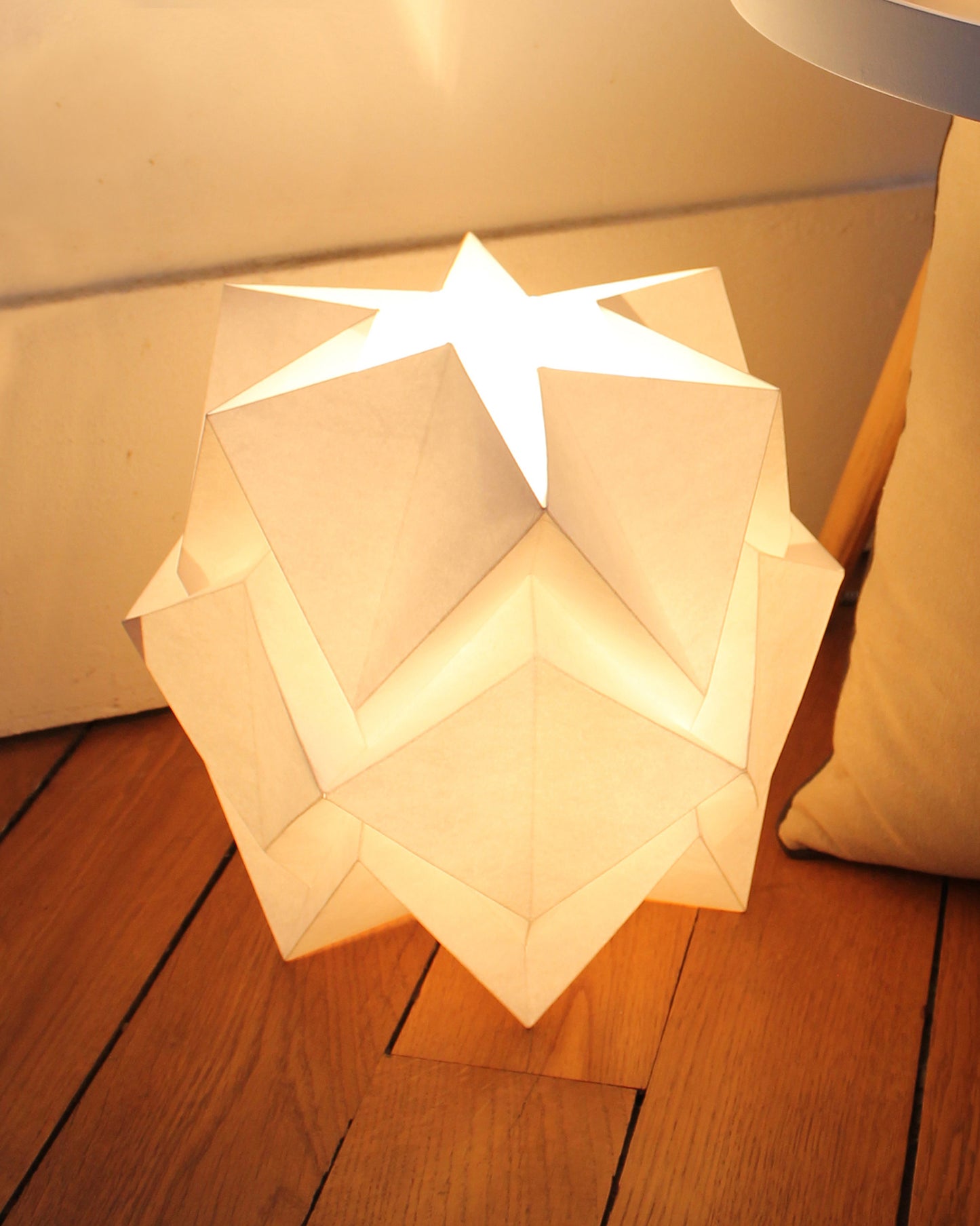 Lampe de table Origami en Papier - taille M