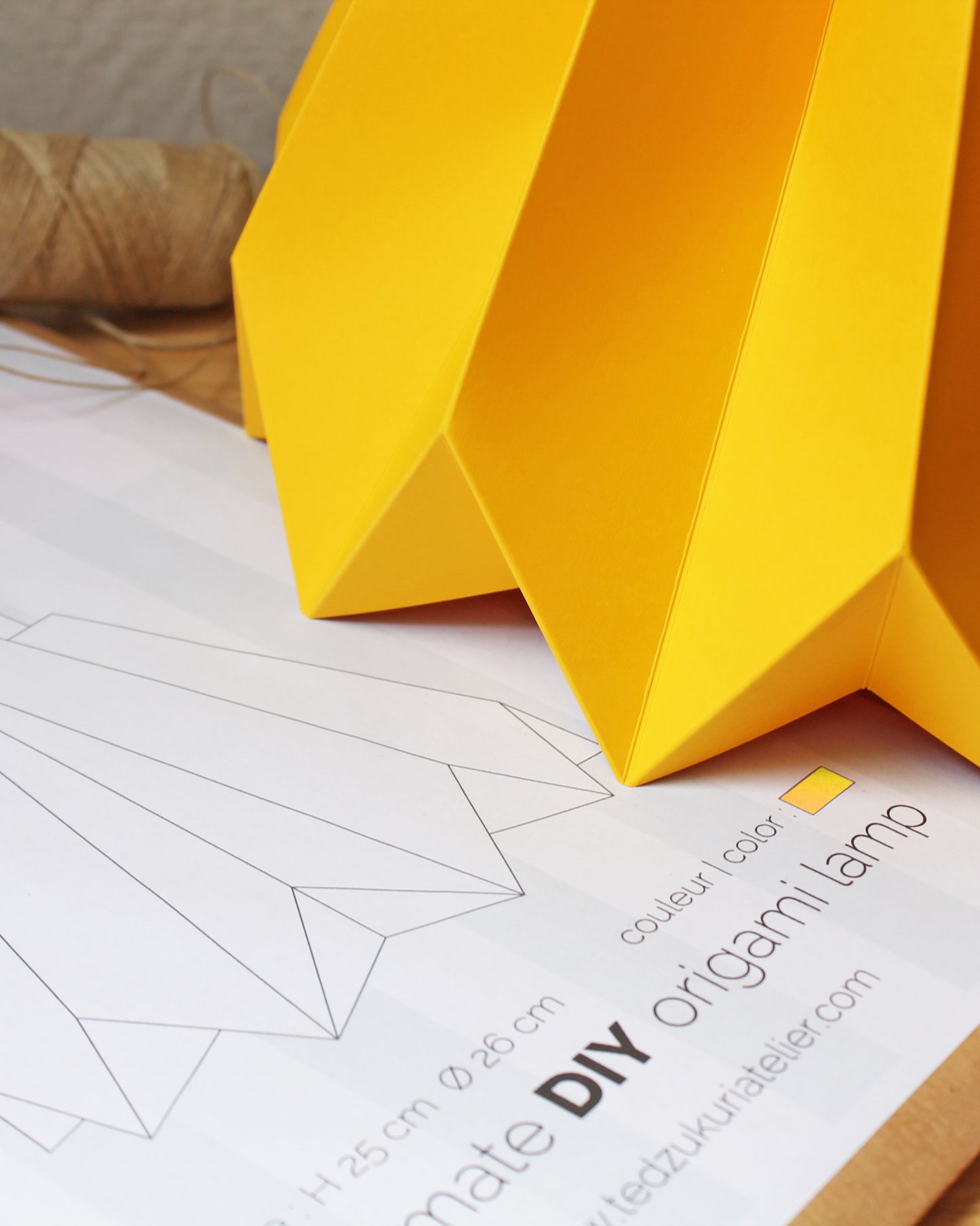 Suspension Origami en Papier - kit DIY