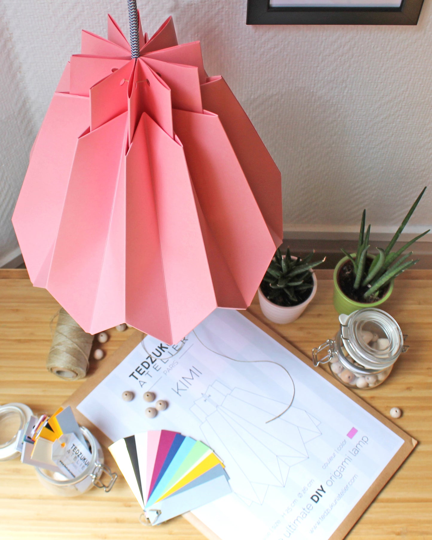 Suspension Origami en Papier - kit DIY
