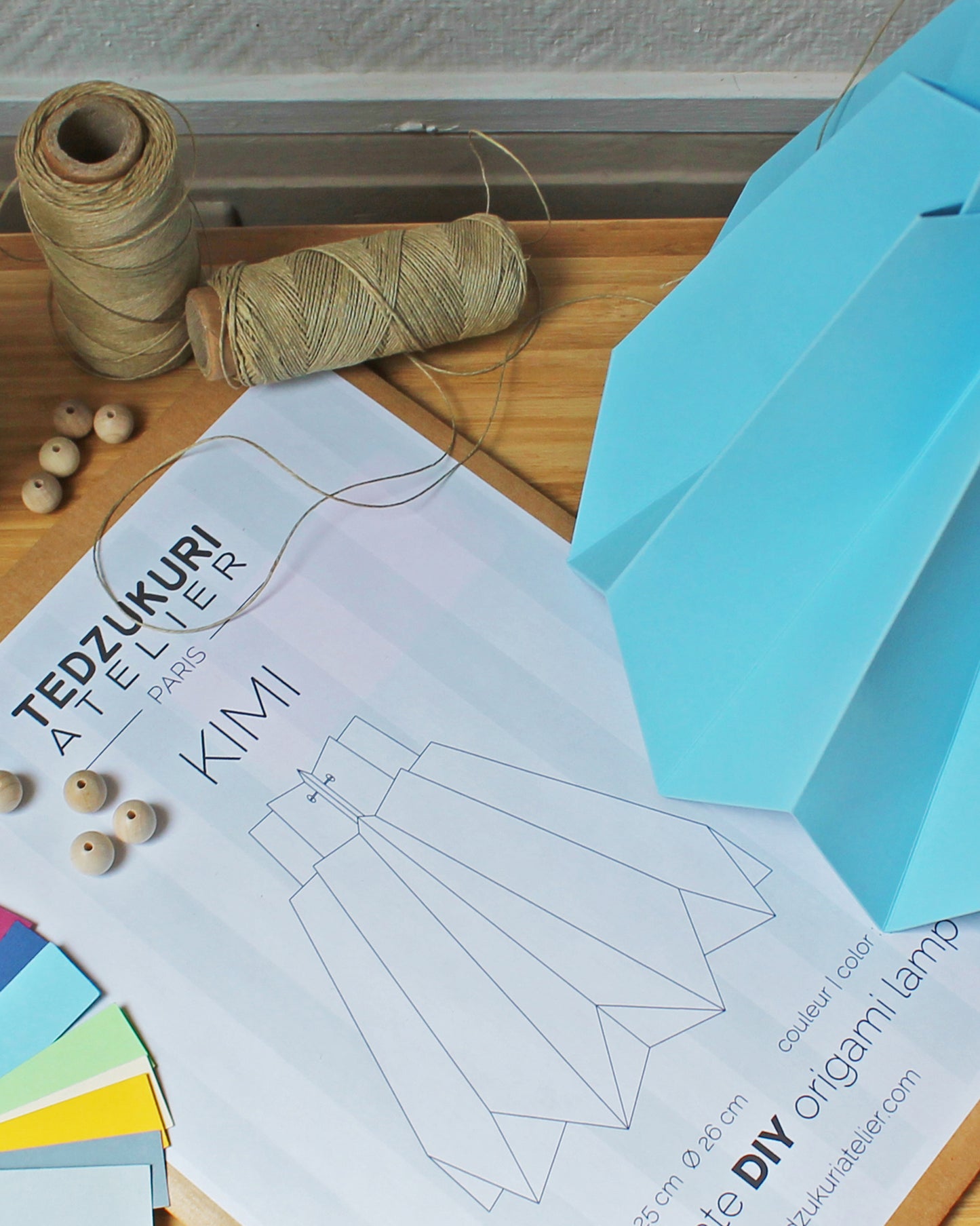 Suspension Origami en Papier - kit DIY