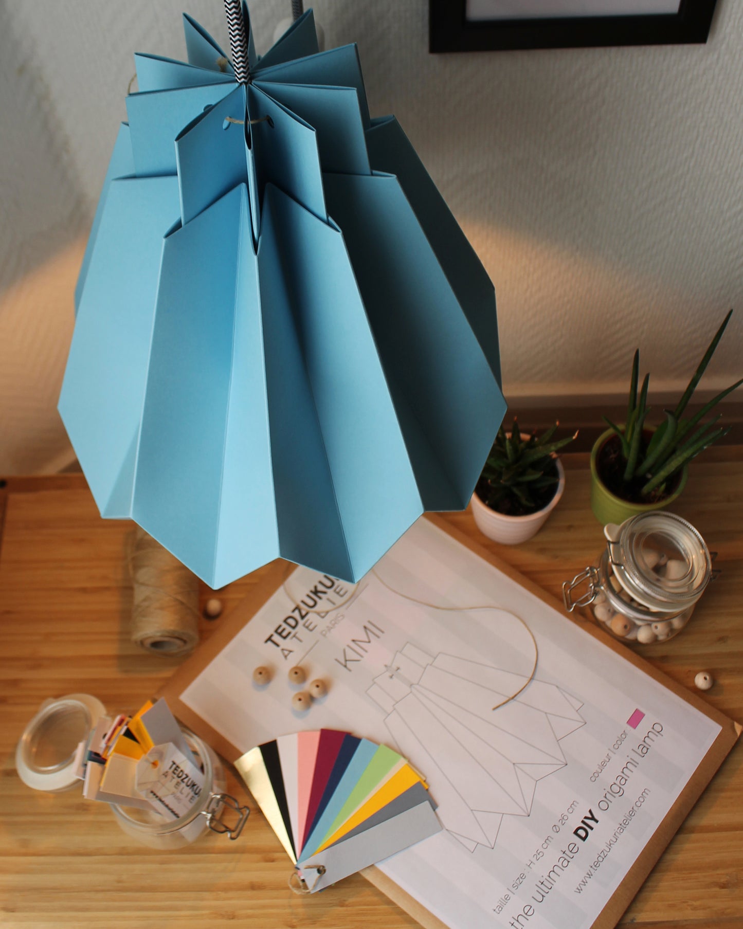 Suspension Origami en Papier - kit DIY