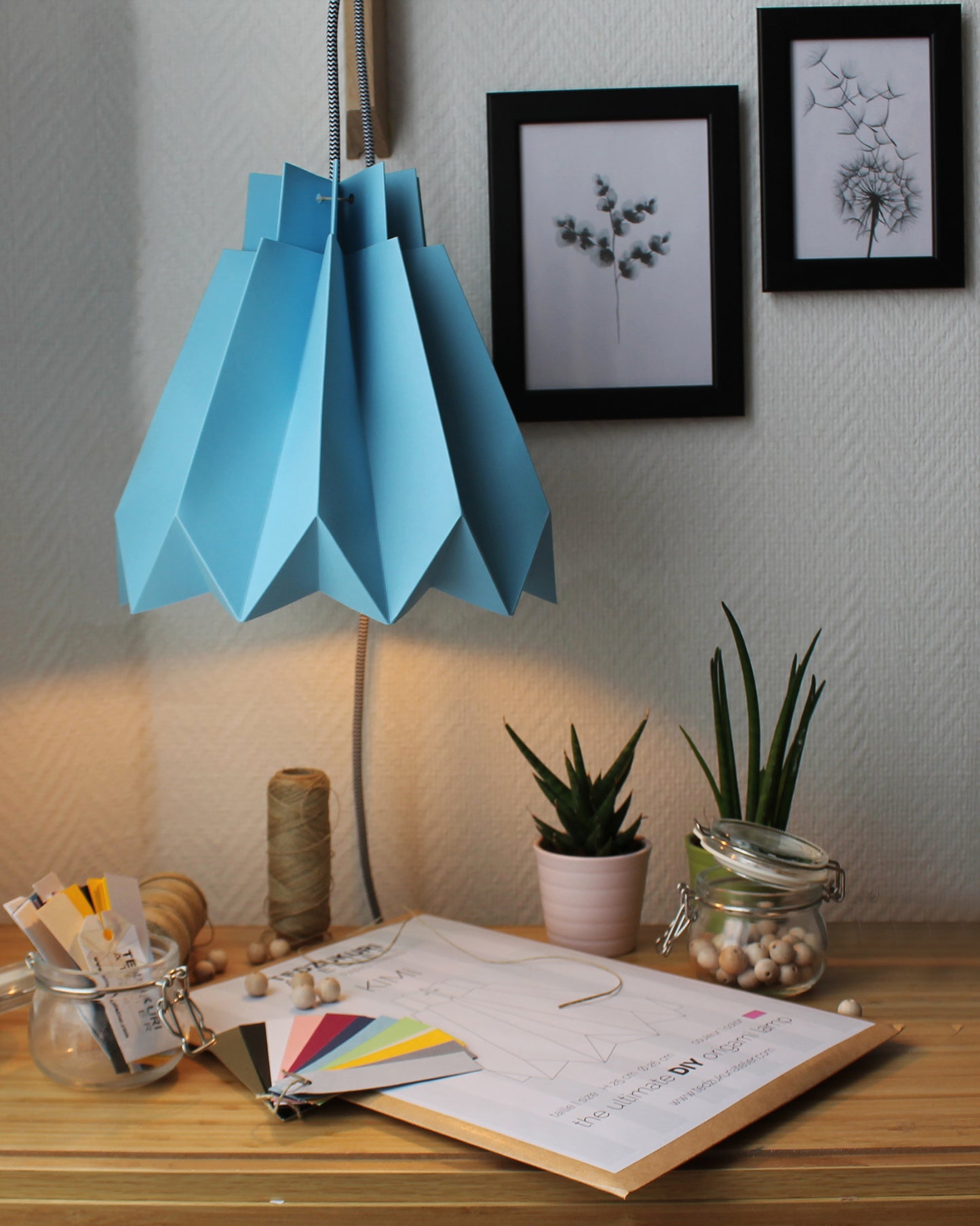 Suspension Origami en Papier - kit DIY
