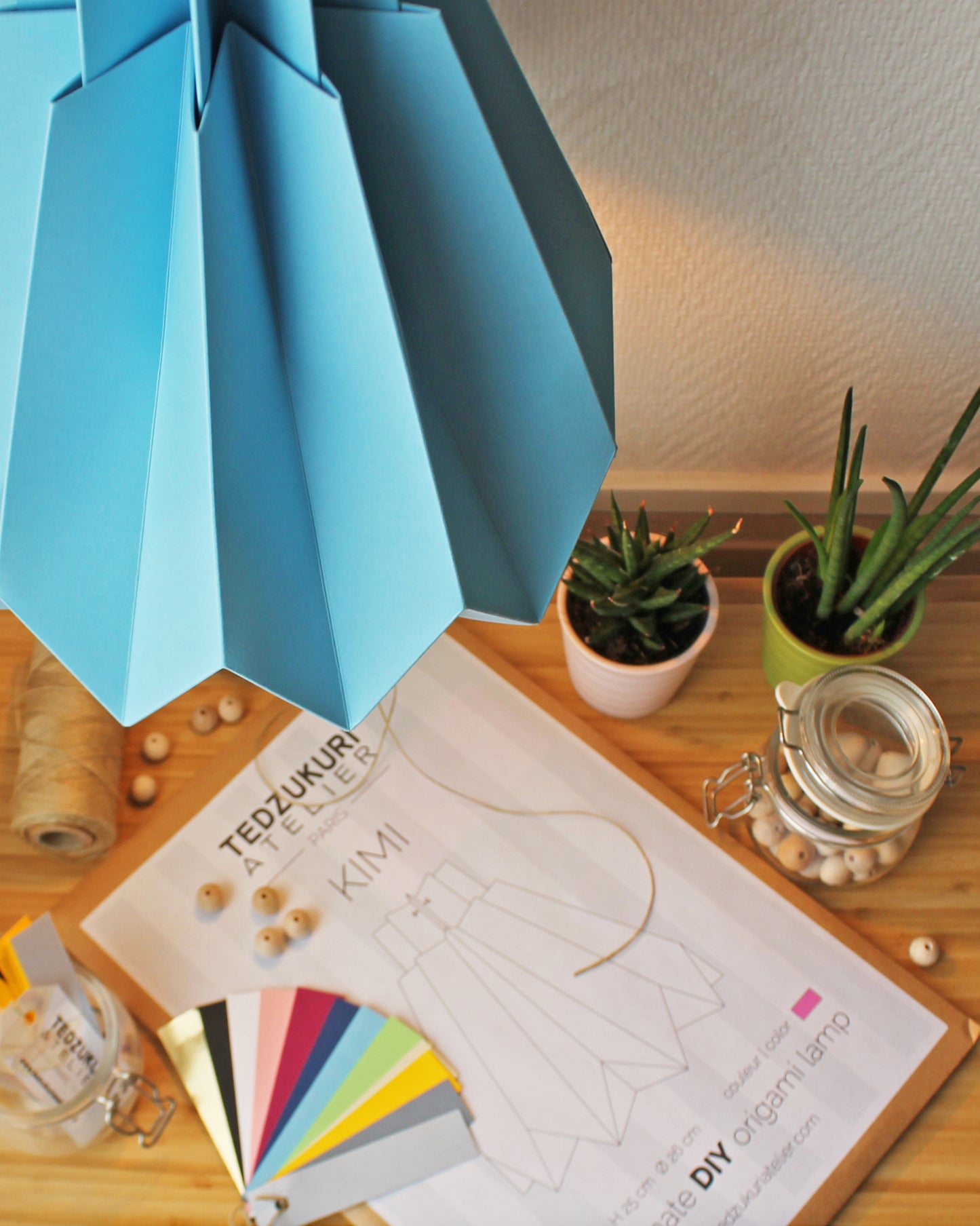 Suspension Origami en Papier - kit DIY