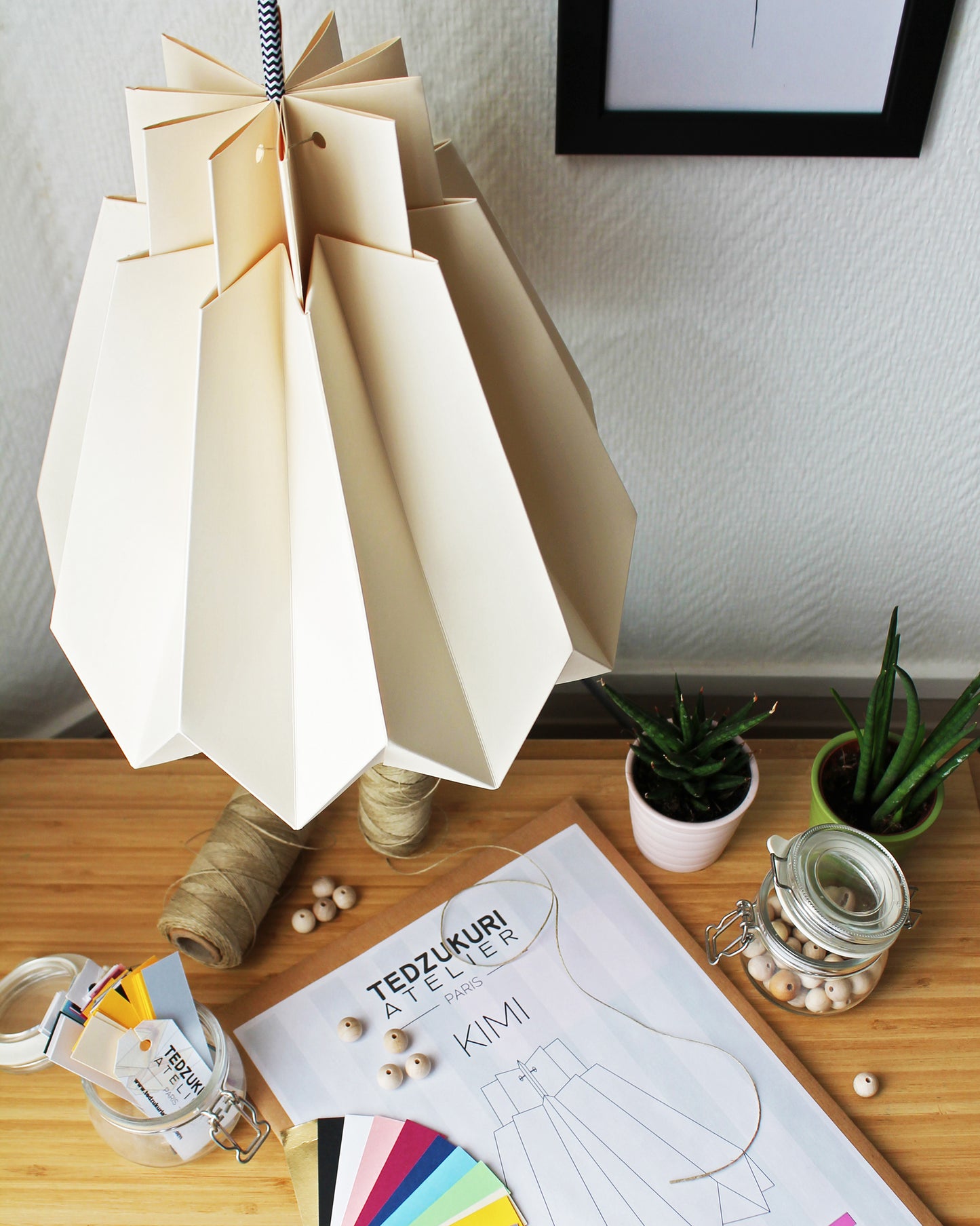 Suspension Origami en Papier - kit DIY