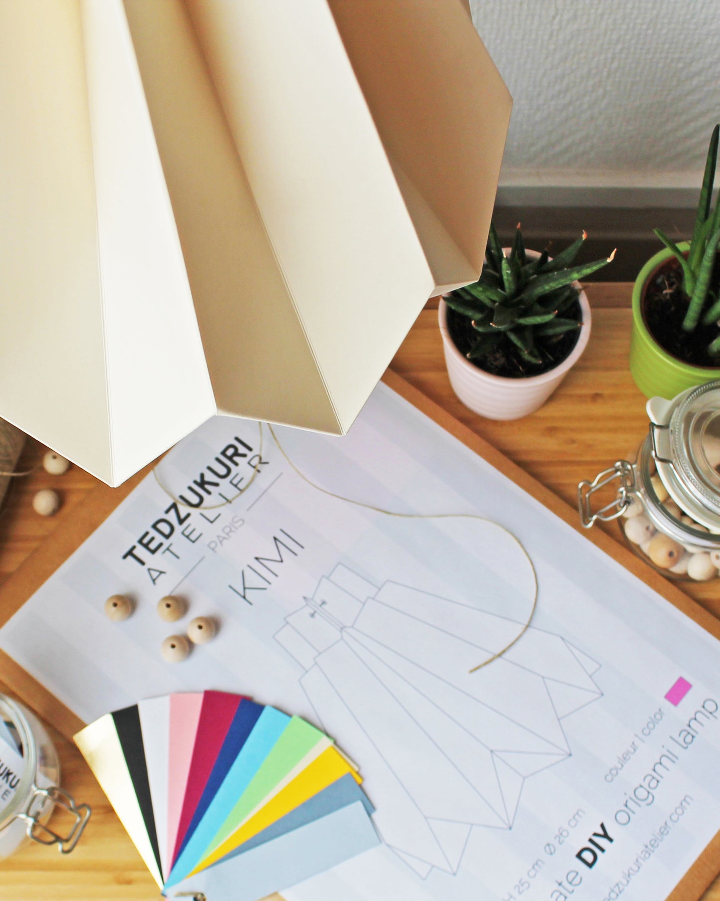 Suspension Origami en Papier - kit DIY