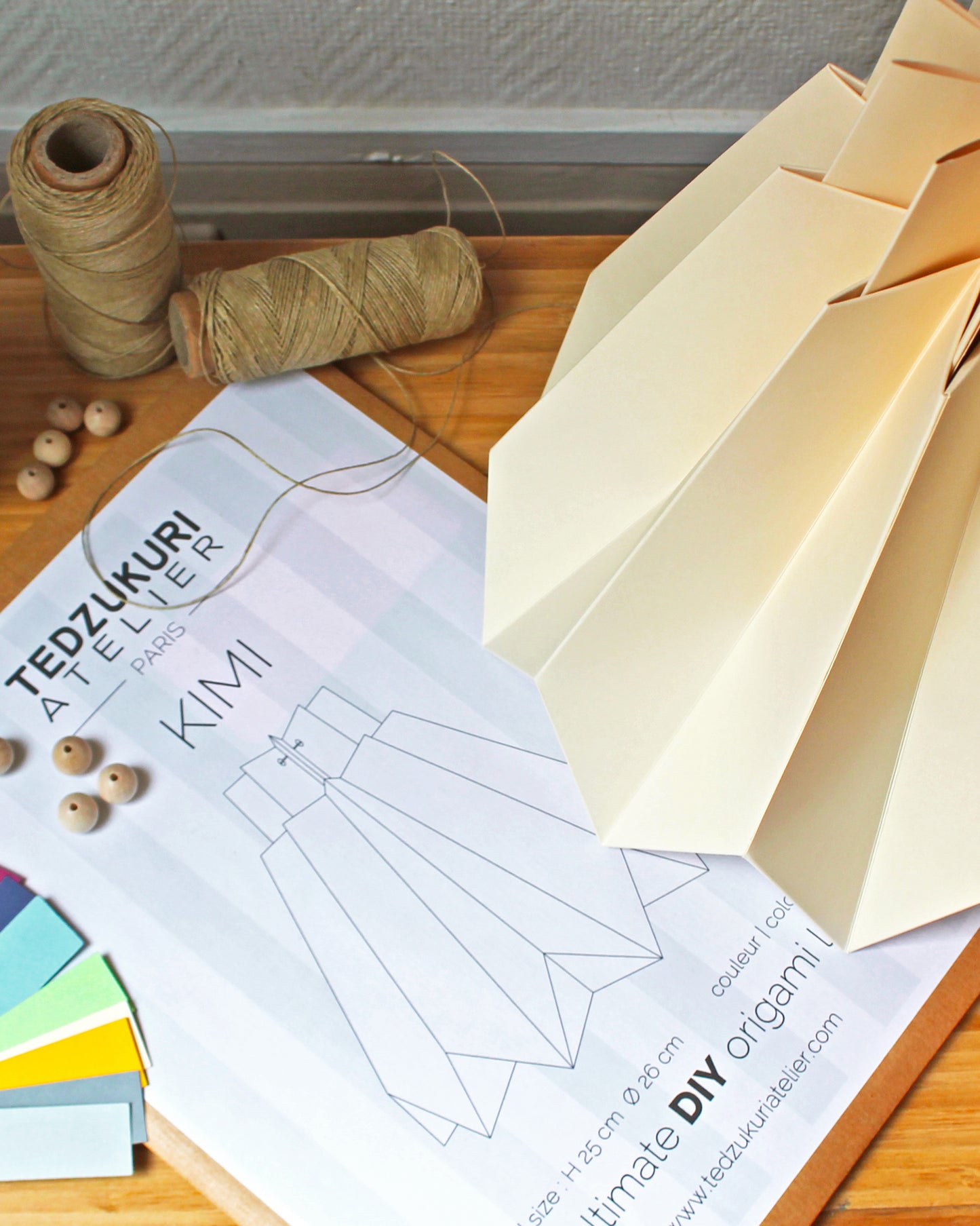 Suspension Origami en Papier - kit DIY