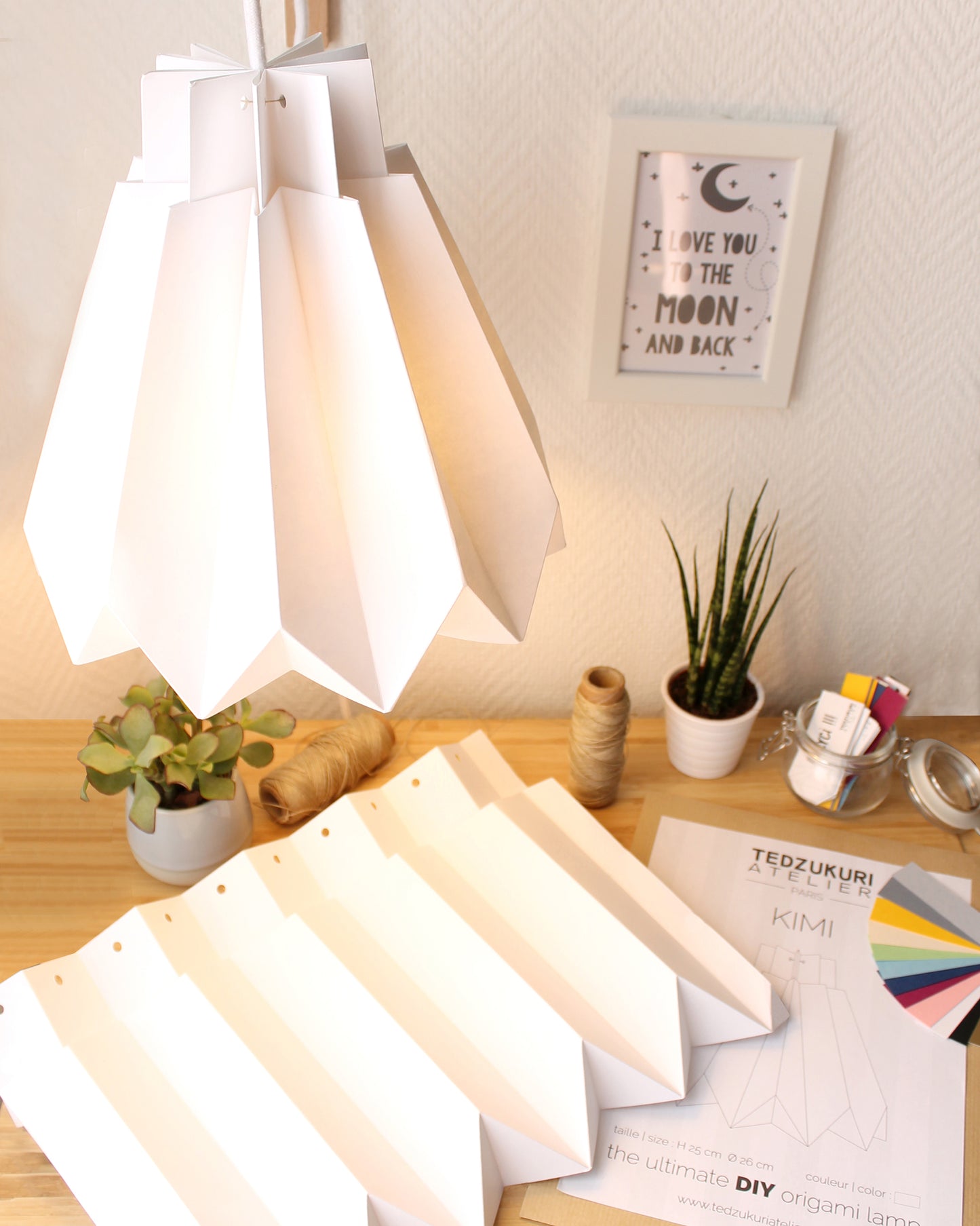 Suspension Origami en Papier - kit DIY