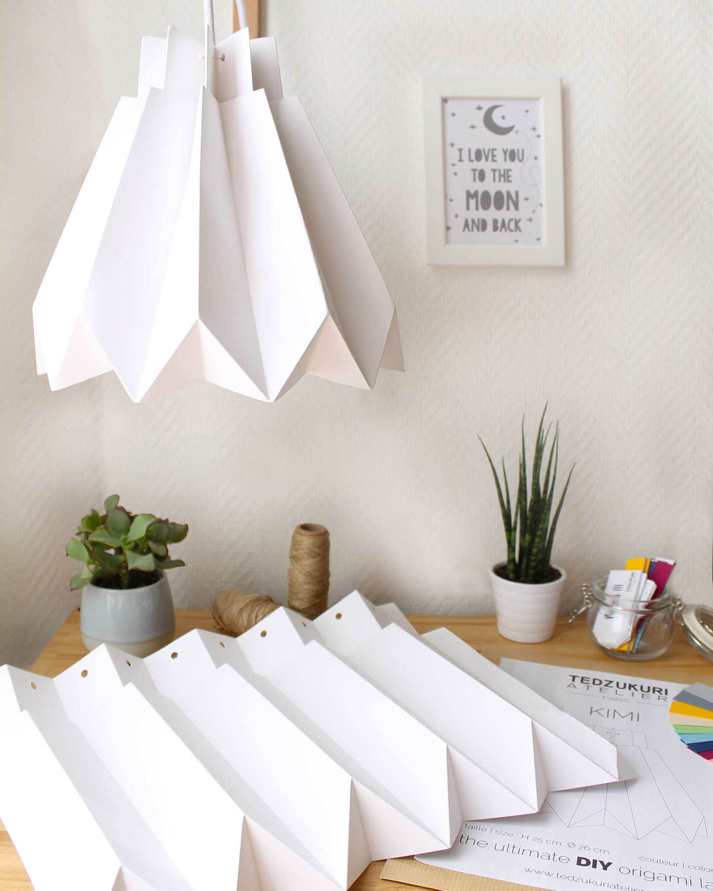 Suspension Origami en Papier - kit DIY