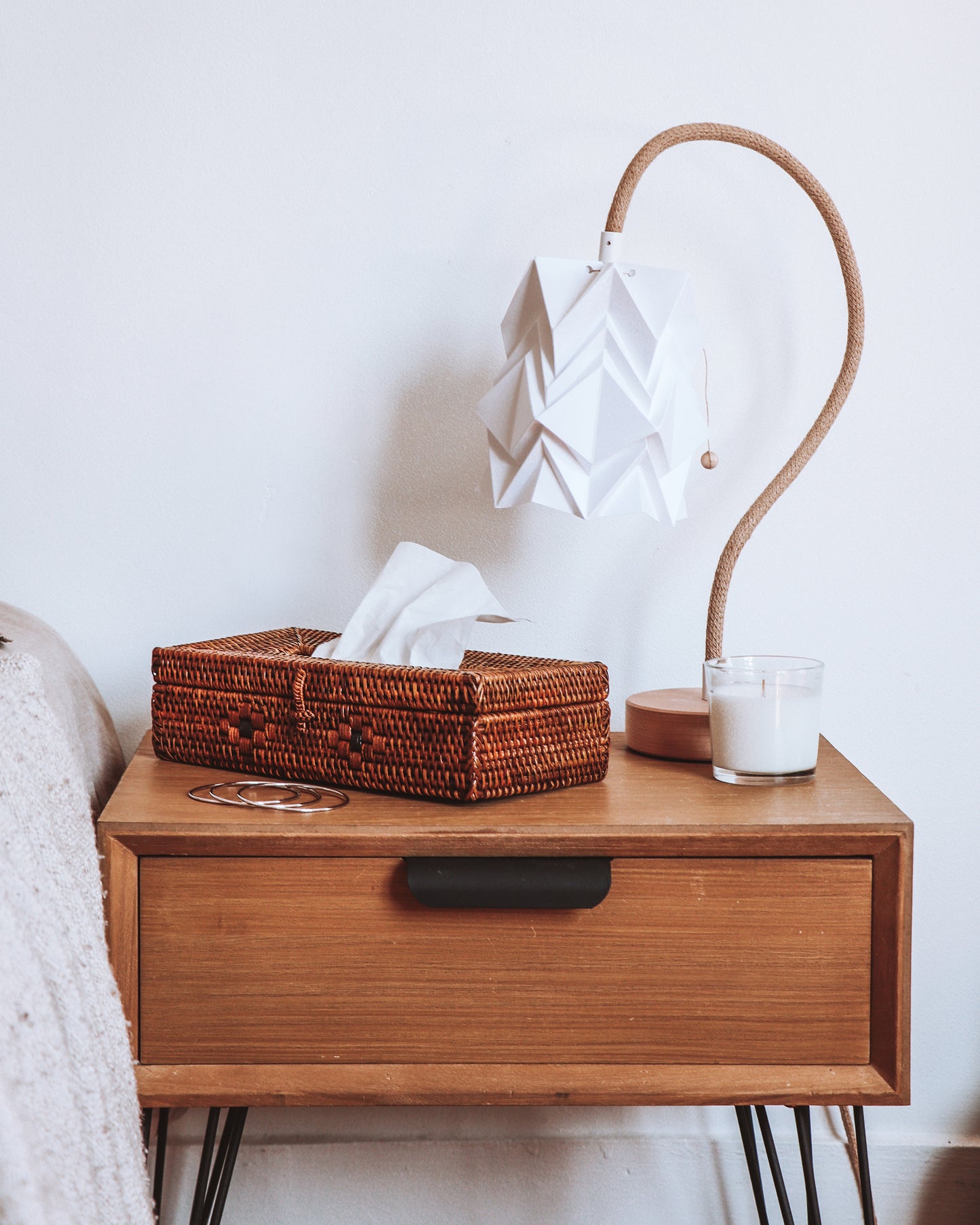 Bali Handwoven Rattan Tissue Box Cover – Artisanal Home Accessory