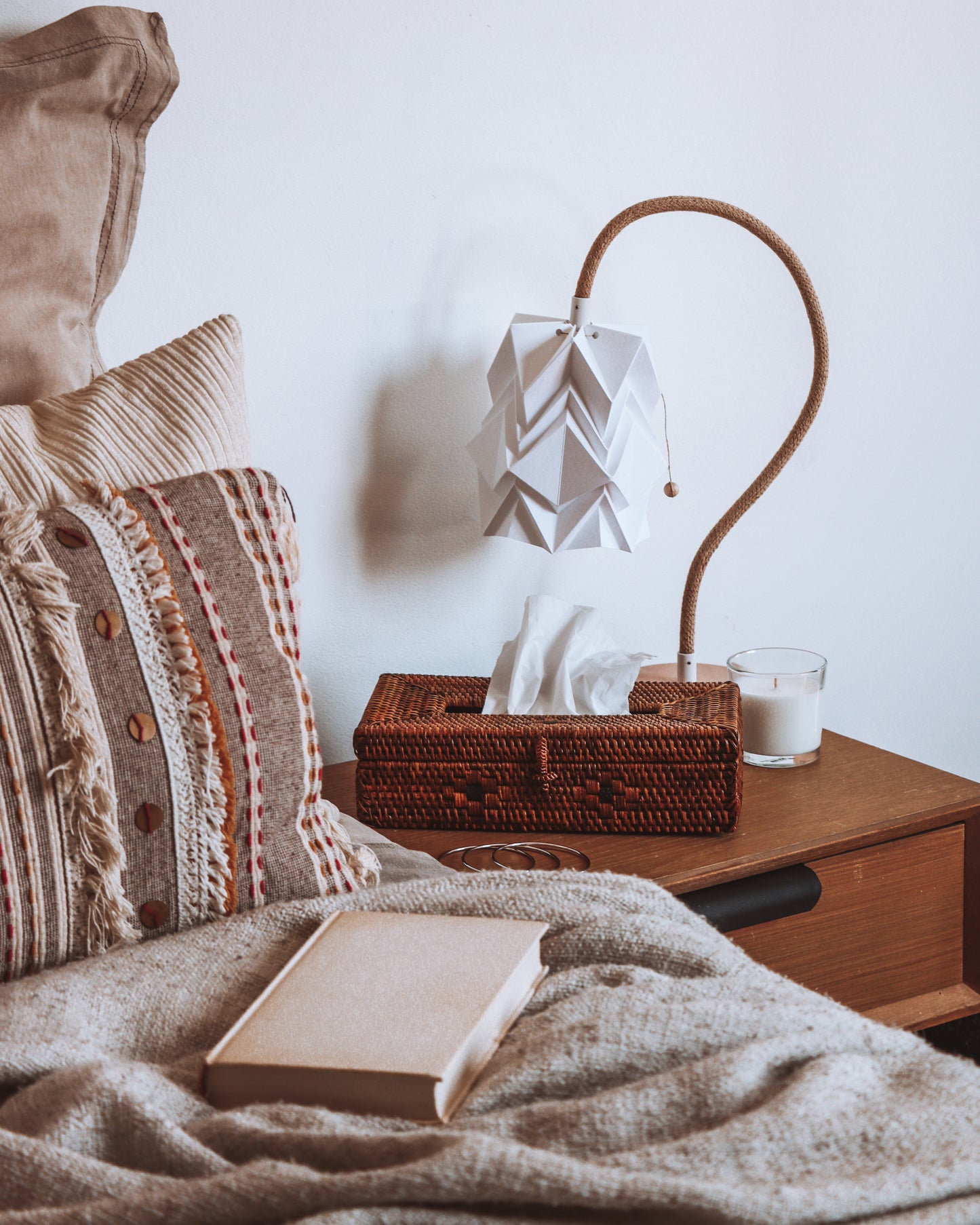 Bali Handwoven Rattan Tissue Box Cover – Artisanal Home Accessory