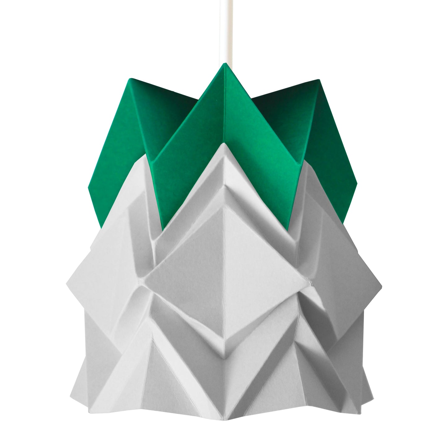 Petite suspension Origami  Design Bicolore en Papier