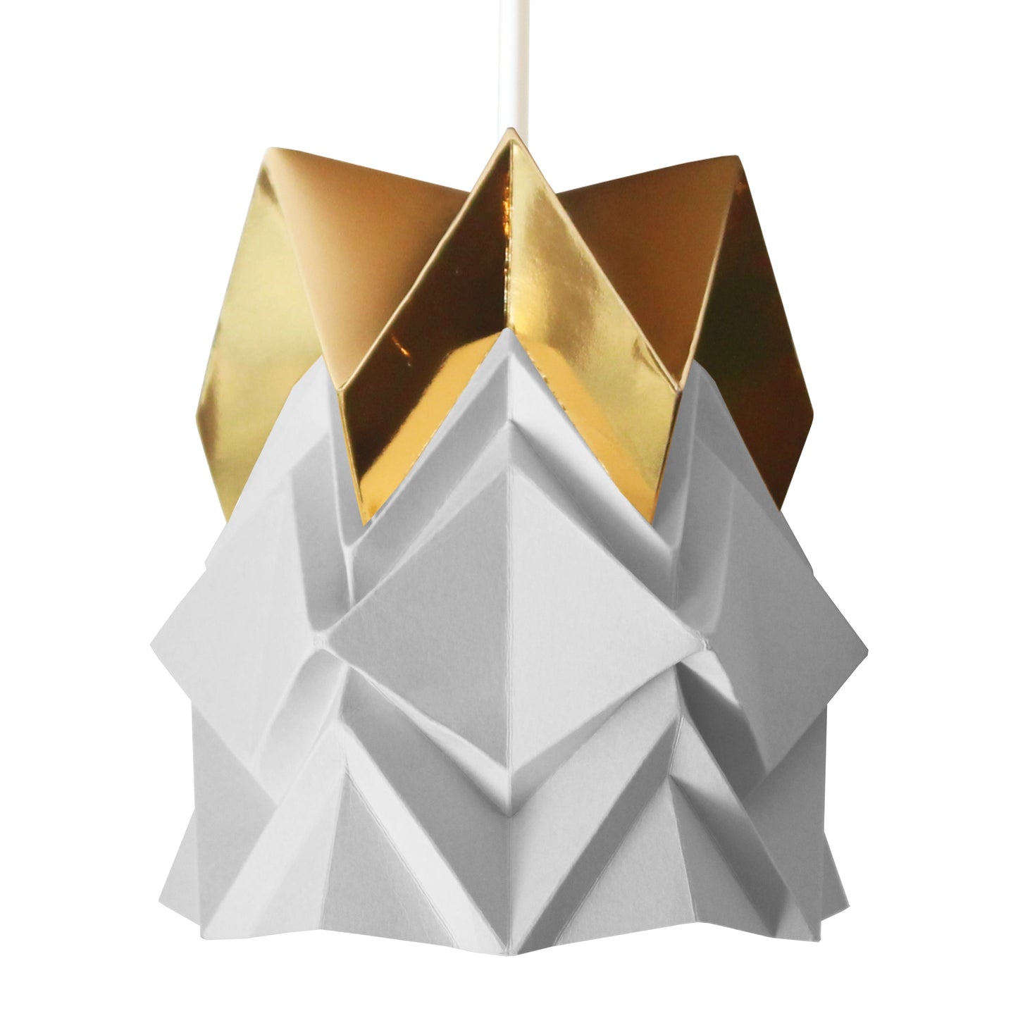 Petite suspension Origami  Design Bicolore en Papier