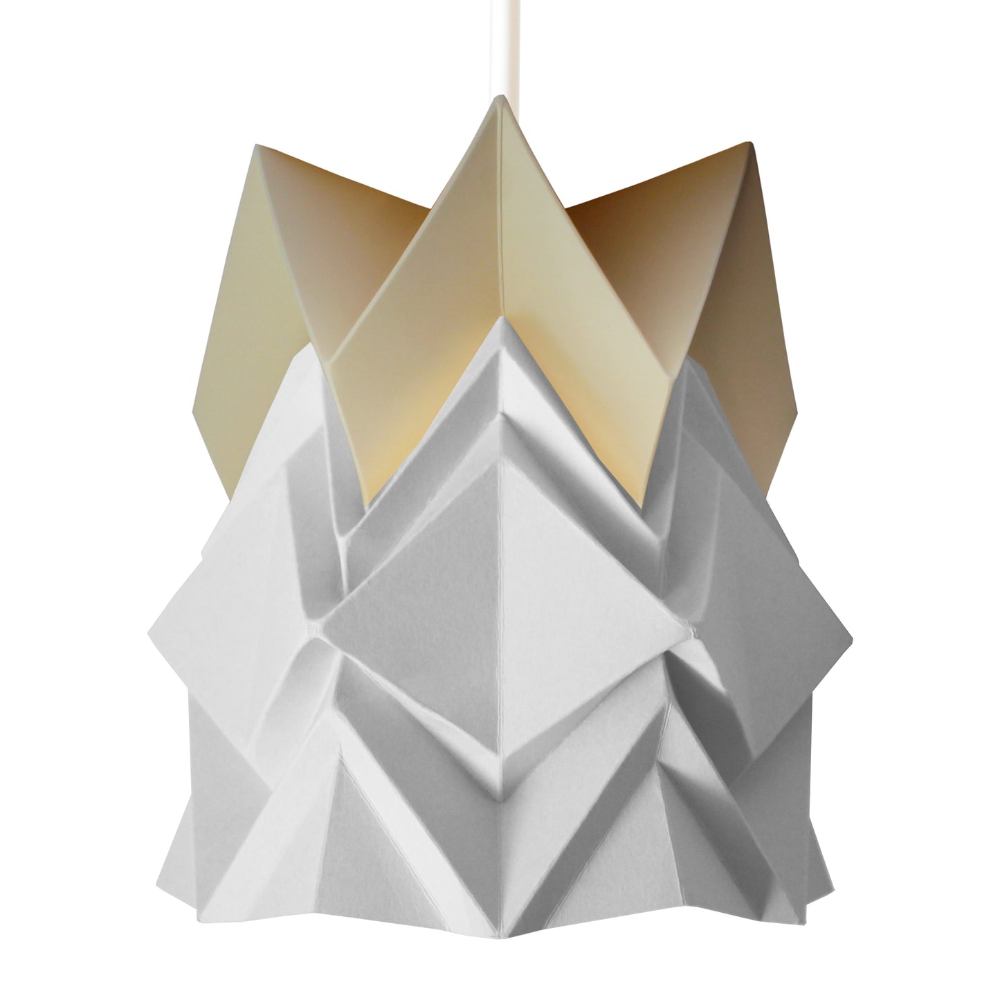 Petite suspension Origami  Design Bicolore en Papier