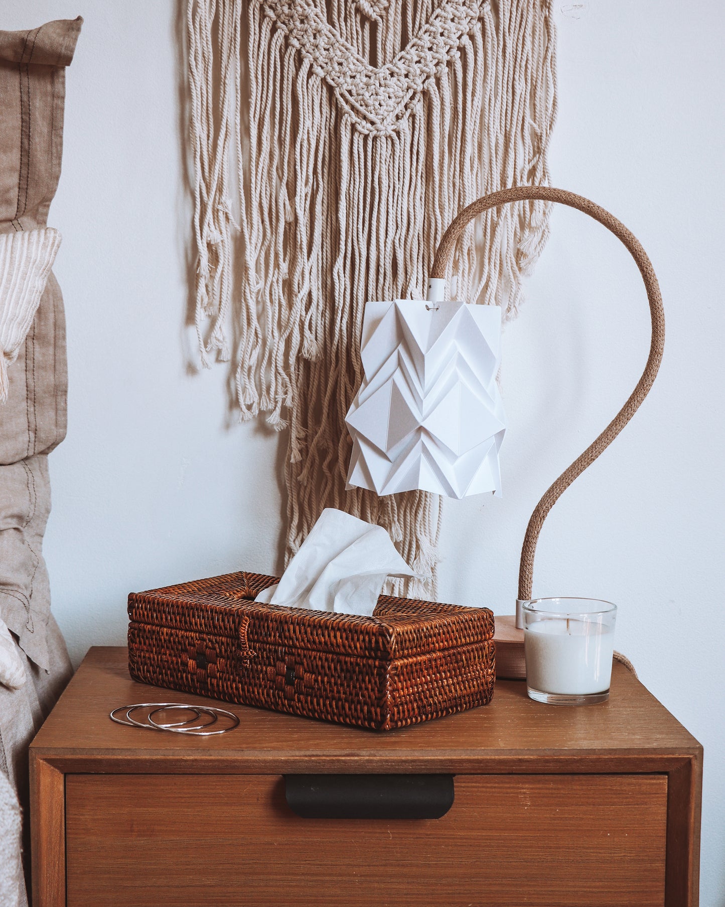 Bali Handwoven Rattan Tissue Box Cover – Artisanal Home Accessory