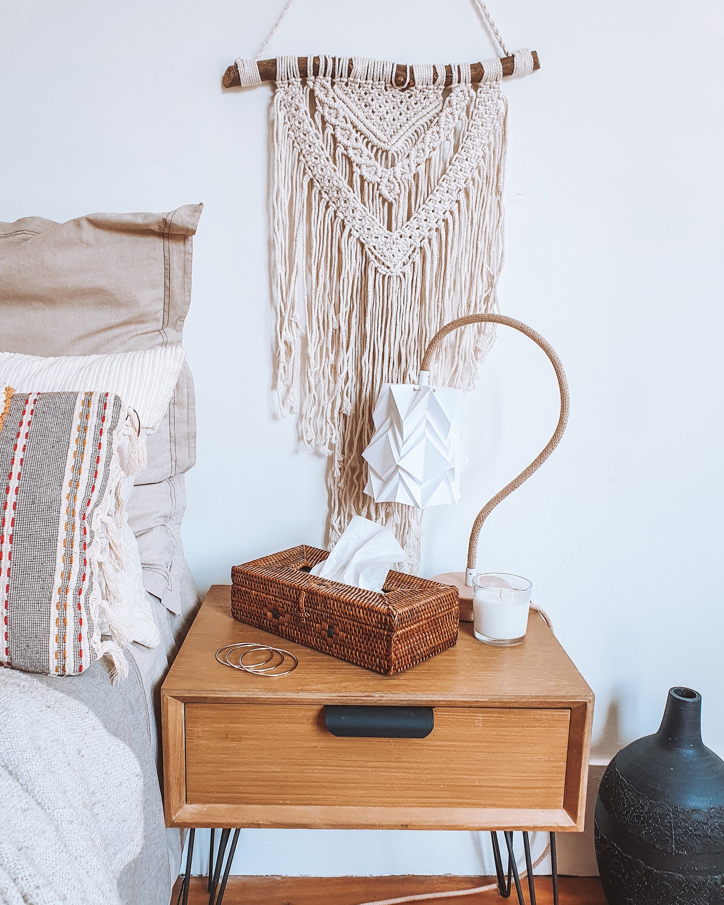 Bali Handwoven Rattan Tissue Box Cover – Artisanal Home Accessory