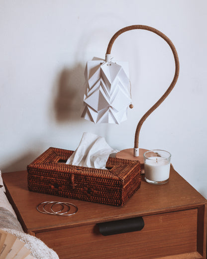Bali Handwoven Rattan Tissue Box Cover – Artisanal Home Accessory