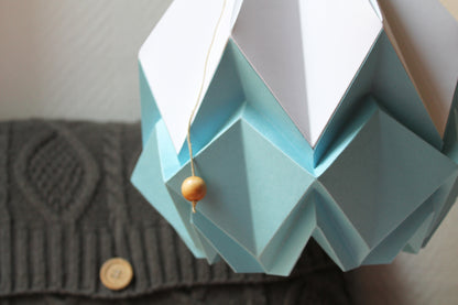 Suspension Origami Bicolore en Papier - Taille L