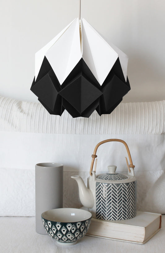 Origami Pendant Light Bicolor in Paper - Size S