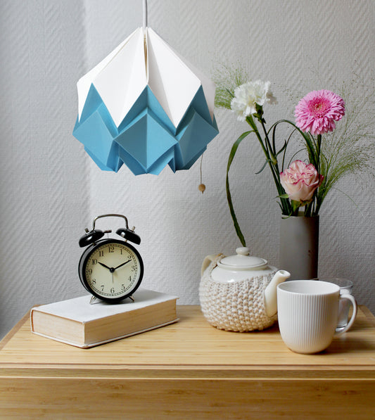 Origami Pendant Light Bicolor in Paper - Size S