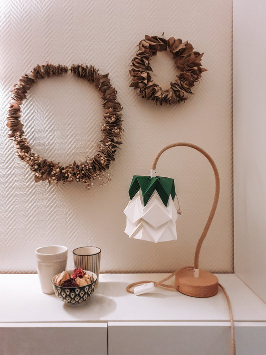 Origami Table Lamp in Paper - Size S