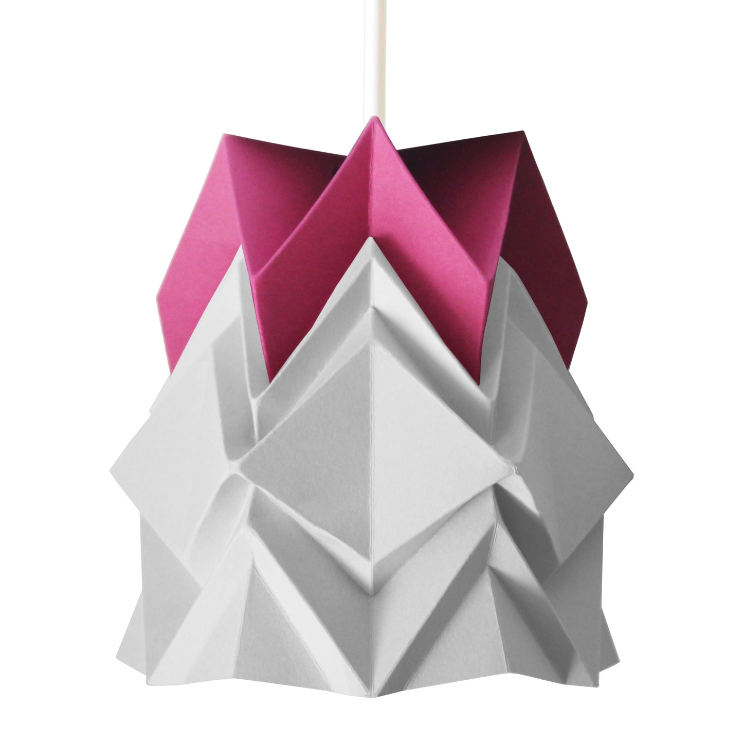 Petite suspension Origami  Design Bicolore en Papier