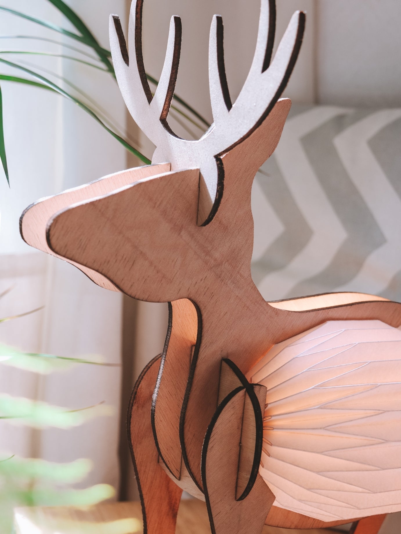 Lampe de table Cerf pour chambre d'enfant