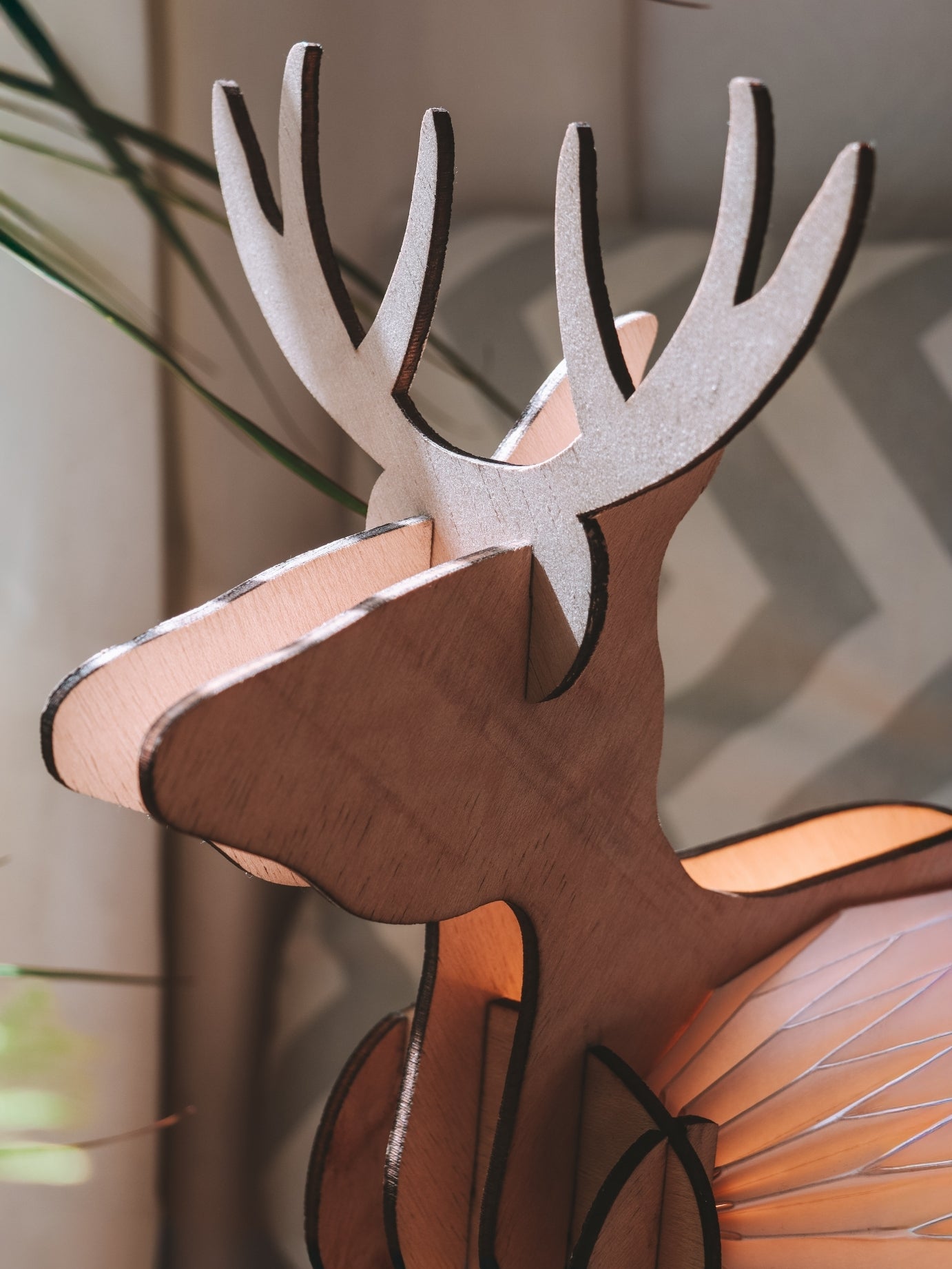 Lampe de table Cerf pour chambre d'enfant