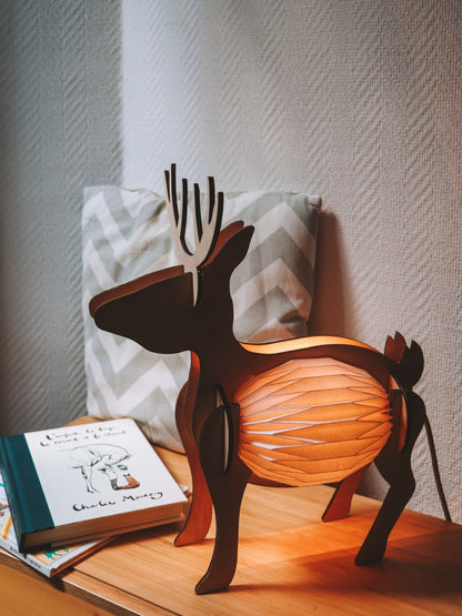 Lampe de table Cerf pour chambre d'enfant