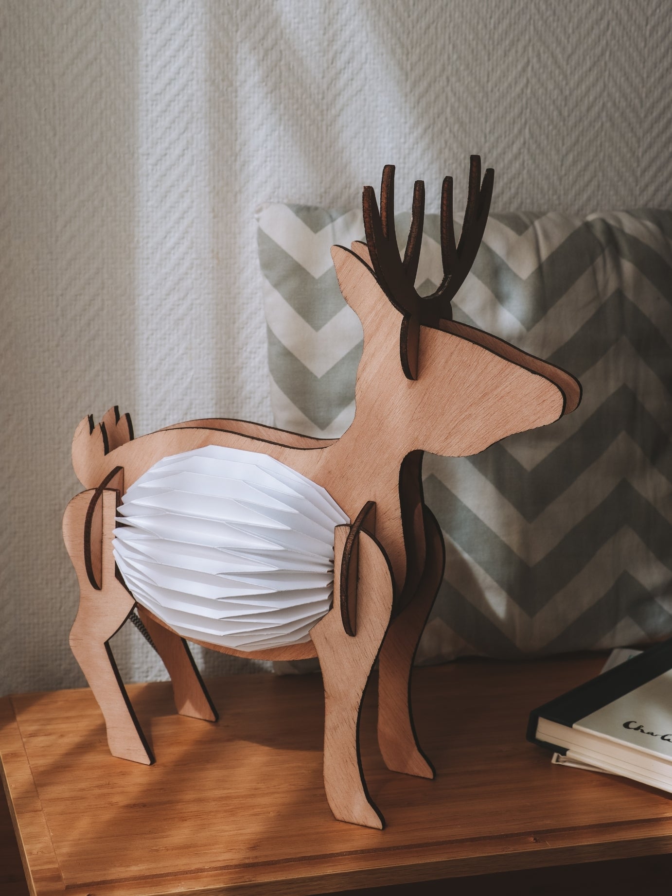 Lampe de table Cerf pour chambre d'enfant