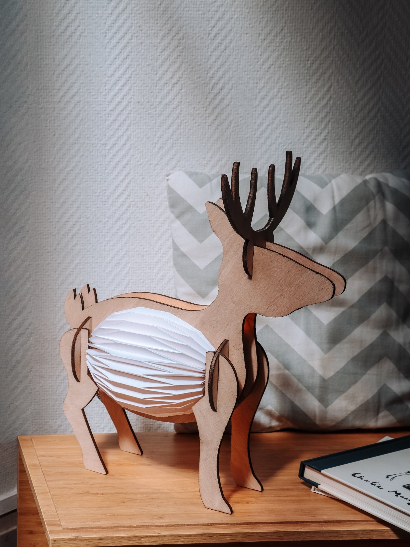 Lampe de table Cerf pour chambre d'enfant