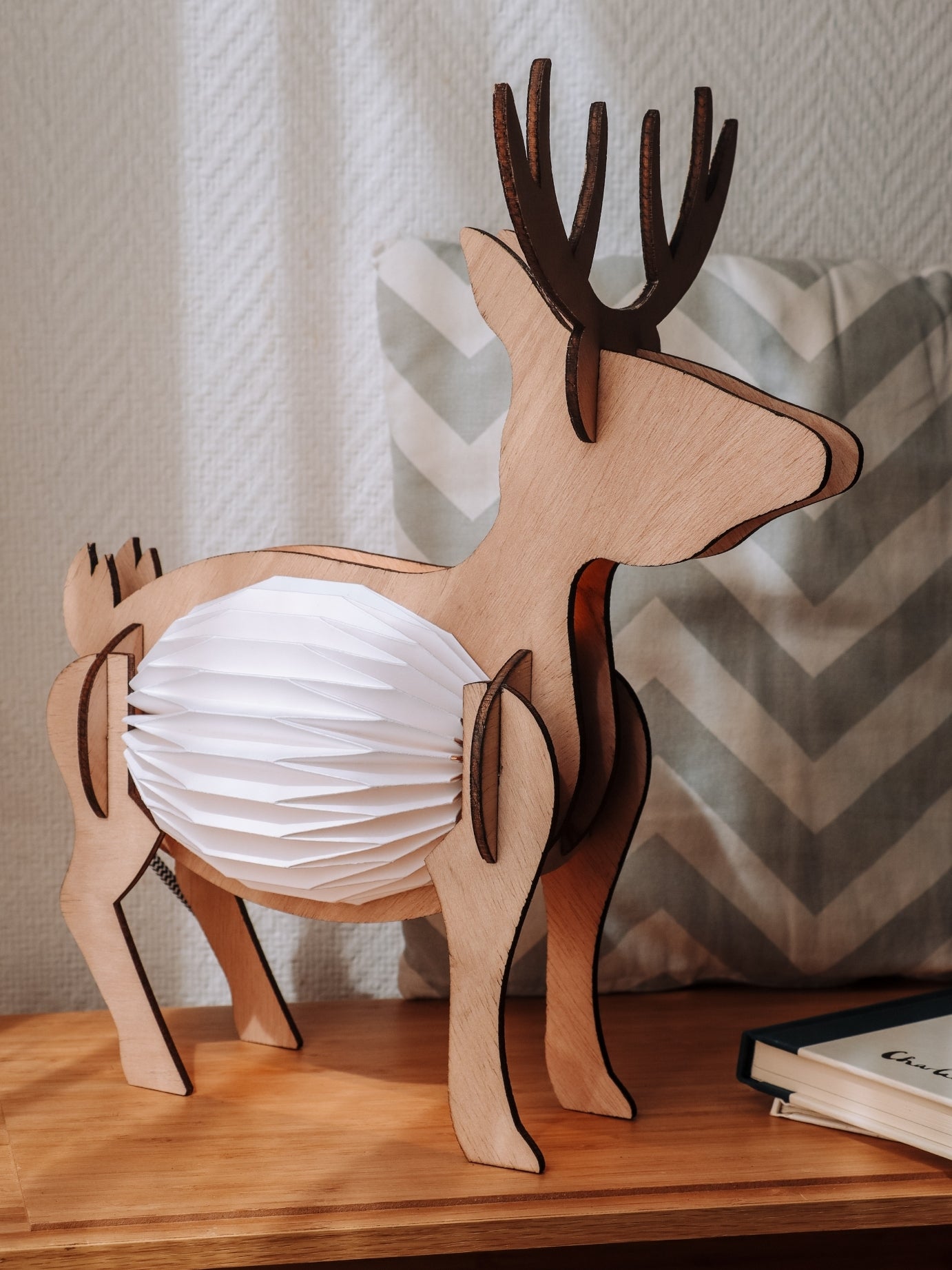 Lampe de table Cerf pour chambre d'enfant