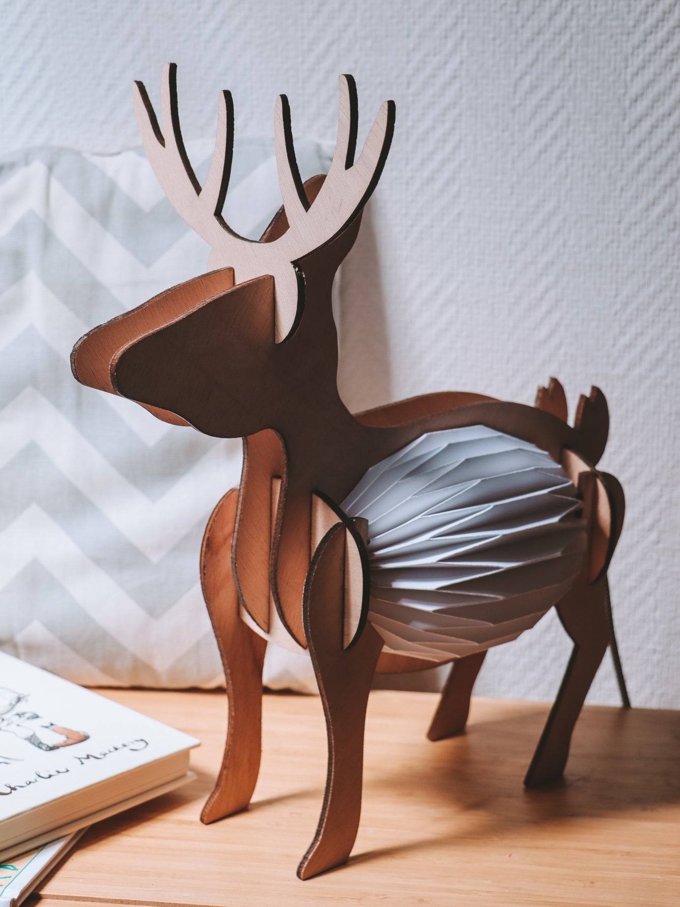 Lampe de table Cerf pour chambre d'enfant