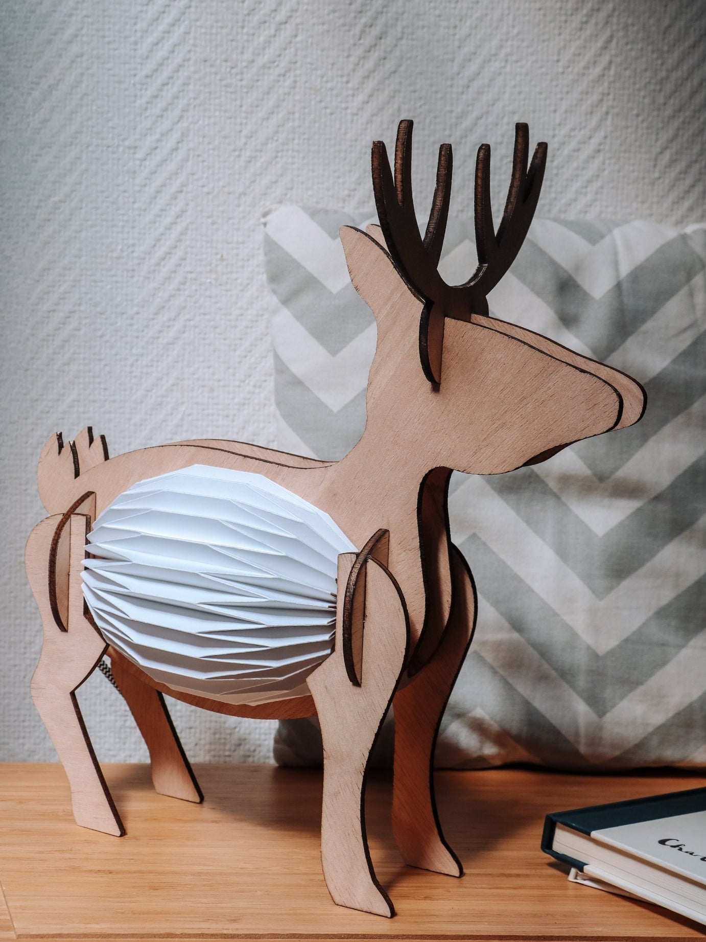Lampe de table Cerf pour chambre d'enfant