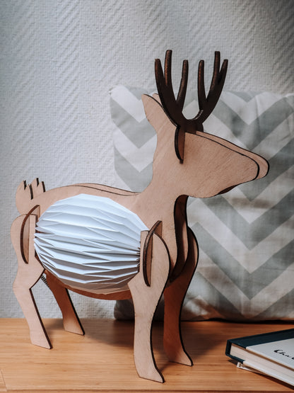 Lampe de table Cerf pour chambre d'enfant