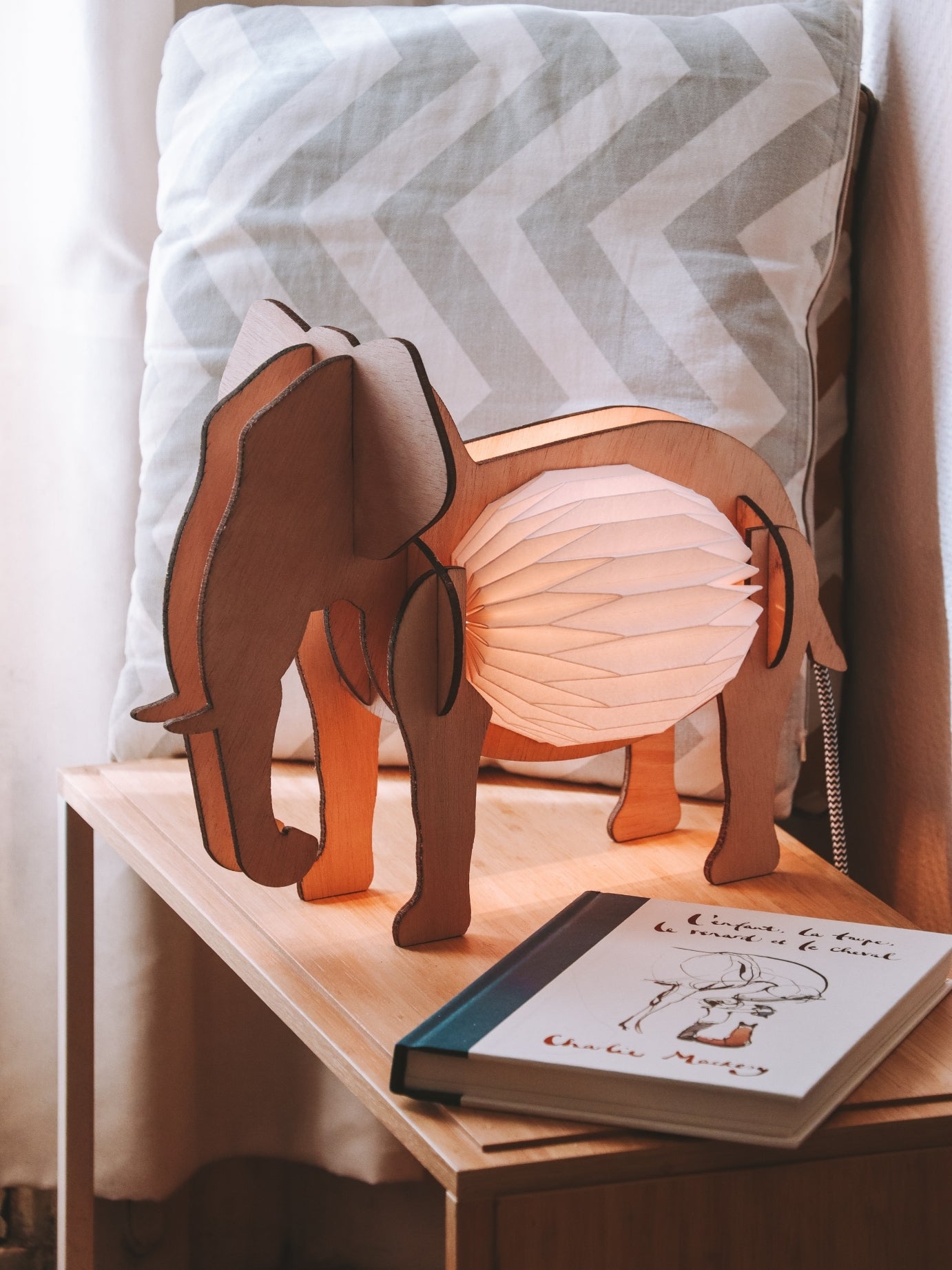 Lampe de table Elephant pour chambre d'enfant