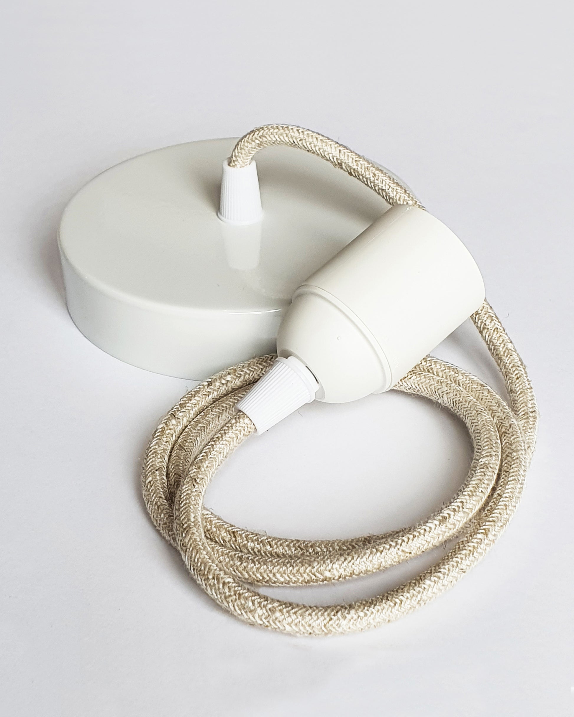 neutral textile ceiling cable pack shot