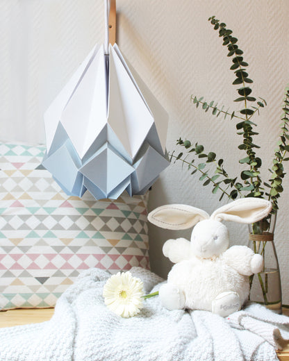 Suspension Origami Bicolore en Papier - Taille M