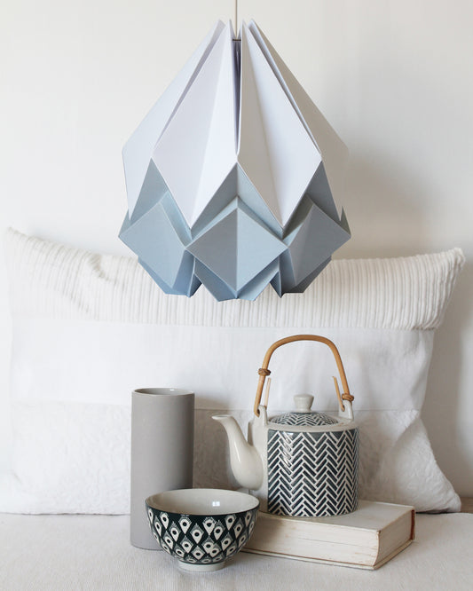 Suspension Origami Bicolore en Papier - Taille M