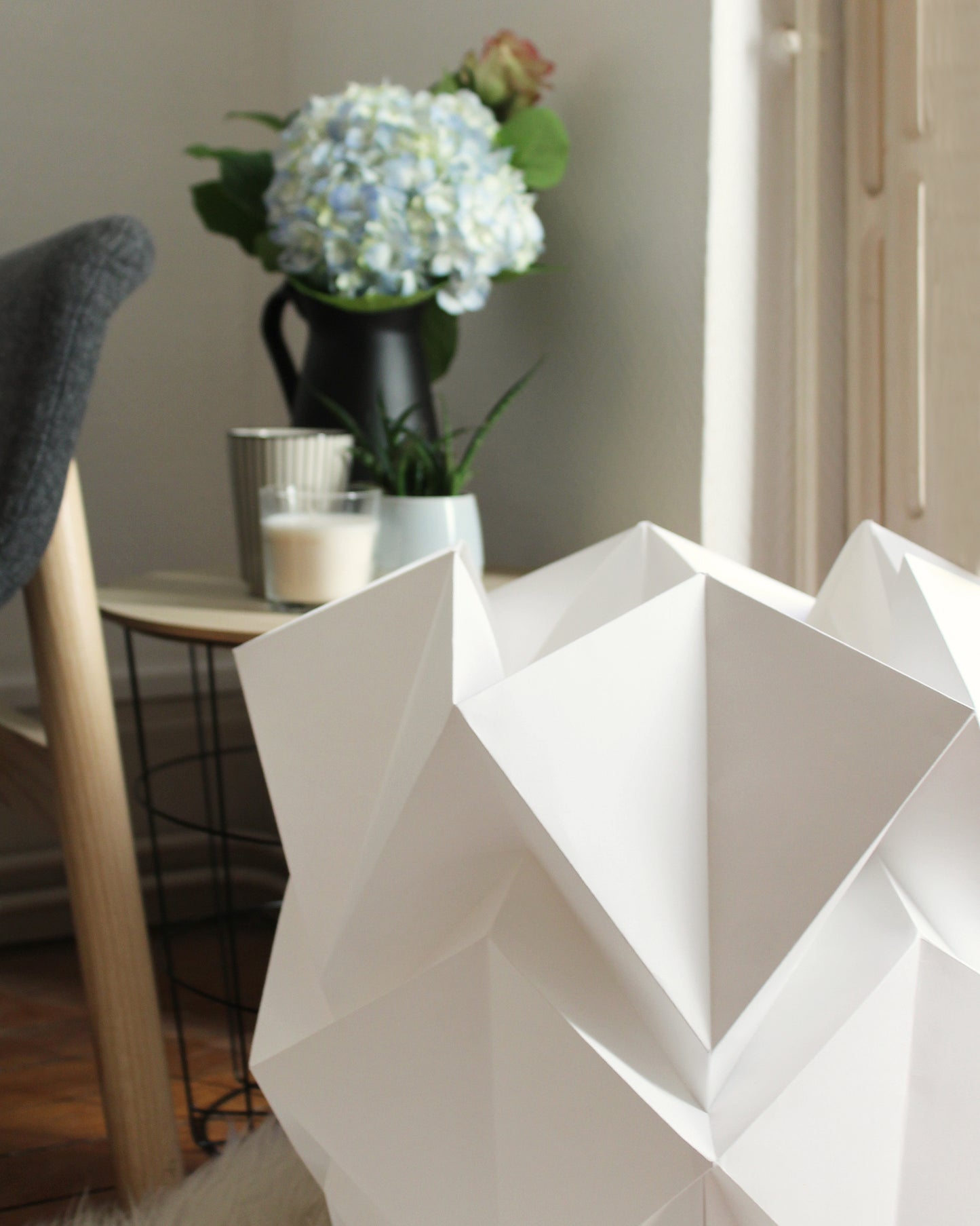 Origami Floor Lamp in Paper - Size L