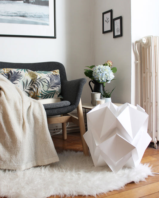 Lampe de sol Origami en Papier