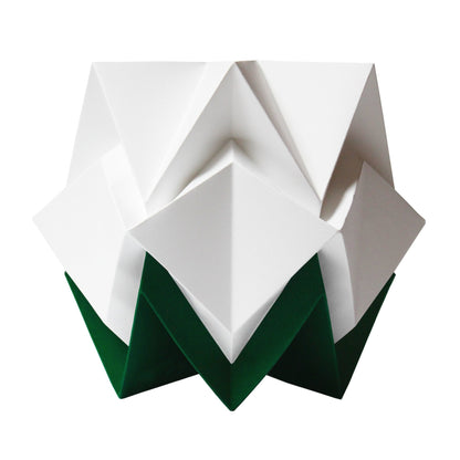 Lampe de Table Origami Bicolore en Papier - taille M